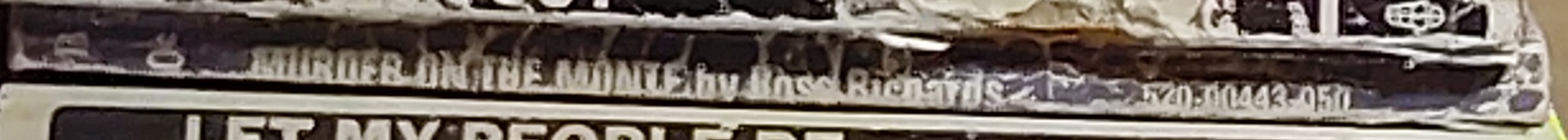 Ross Richards  MURDER ON THE MONTE (Sexton Blake) spine of book image