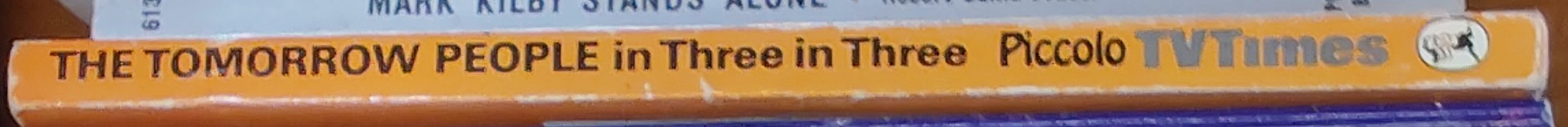 Roger Price  THE TOMORROW PEOPLE in: THREE IN THREE spine of book image