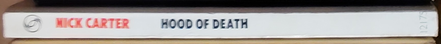 Nick Carter  HOOD OF DEATH spine of book image