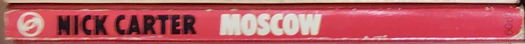 Nick Carter  MOSCOW spine of book image