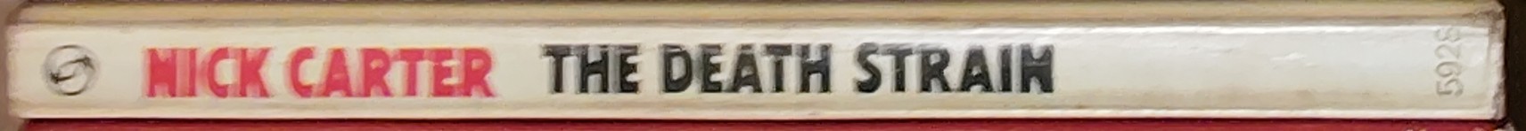 Nick Carter  THE DEATH STRAIN spine of book image