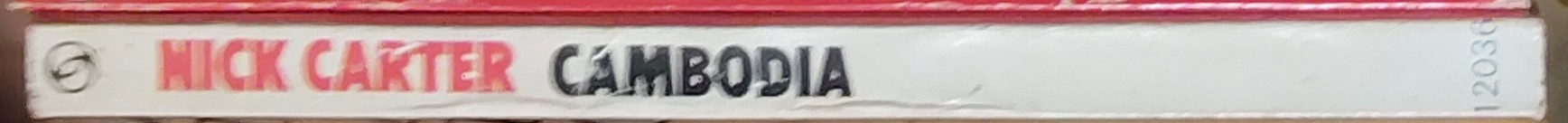 Nick Carter  CAMBODIA spine of book image