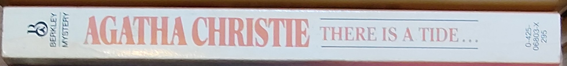 Agatha Christie  THERE IS A TIDE spine of book image