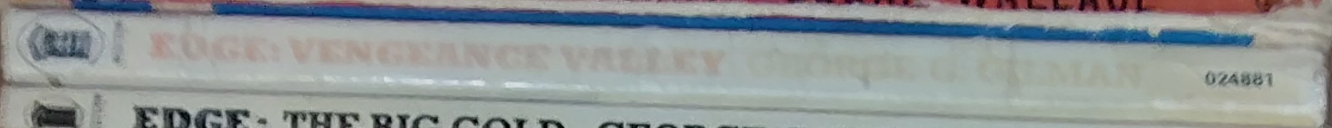 George G. Gilman  EDGE 17: VENGEANCE VALLEY spine of book image