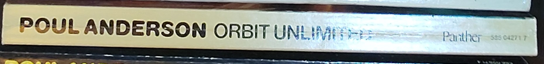 Poul Anderson  ORBIT UNLIMITED spine of book image