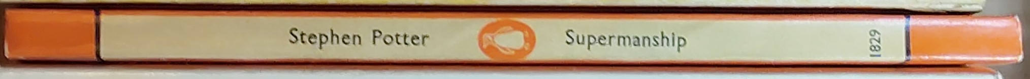 Stephen Potter  SUPERMANSHIP spine of book image