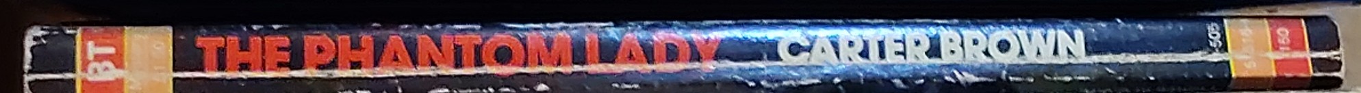 Carter Brown  THE PHANTOM LADY spine of book image