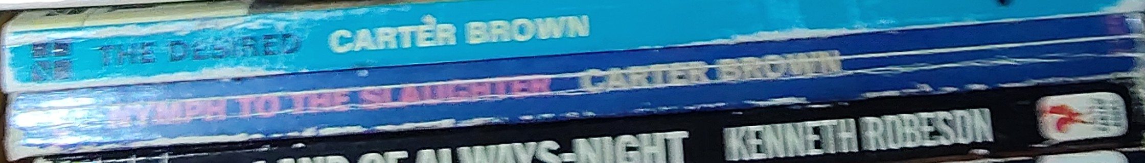 Carter Brown  THE DESIRED spine of book image