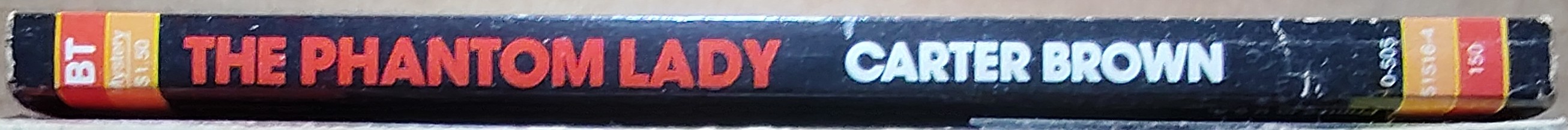 Carter Brown  THE PHANTOM LADY spine of book image