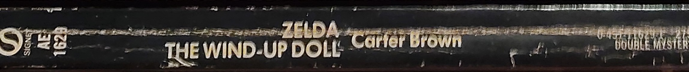 Carter Brown  ZELDA and THE WIND-UP DOLL spine of book image