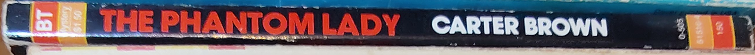 Carter Brown  THE PHANTOM LADY spine of book image