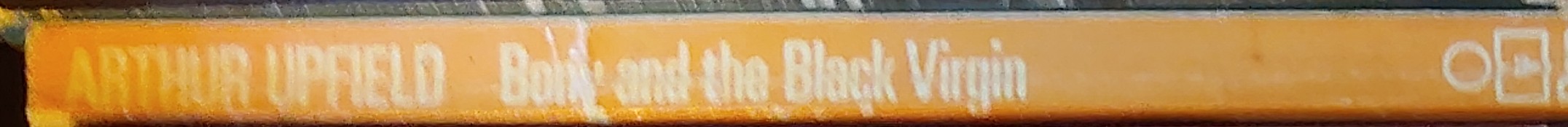 Arthur Upfield  BONY AND THE BLACK VIRGIN spine of book image