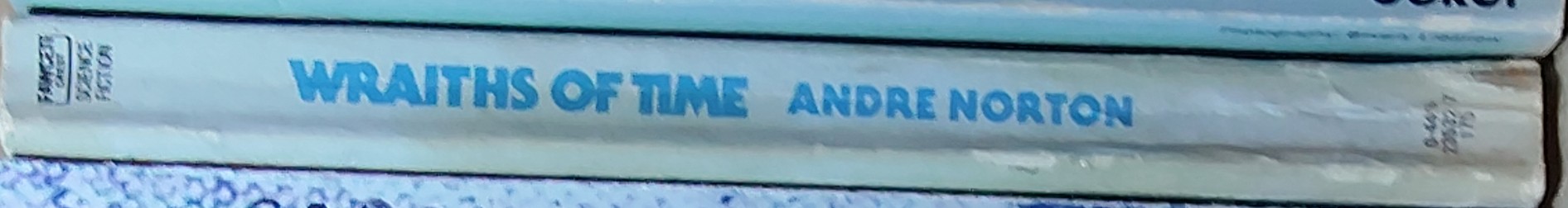 Andre Norton  WRAITHS OF TIME spine of book image