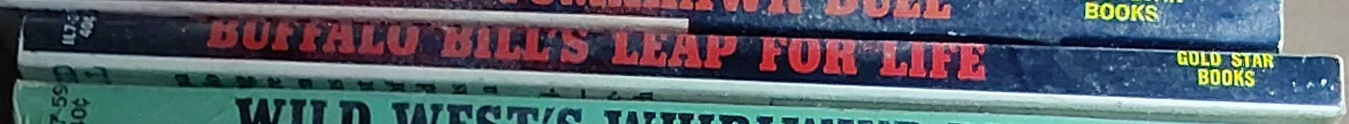 Anonymous   BUFFALO BILL'S LEAP FOR LIFE spine of book image