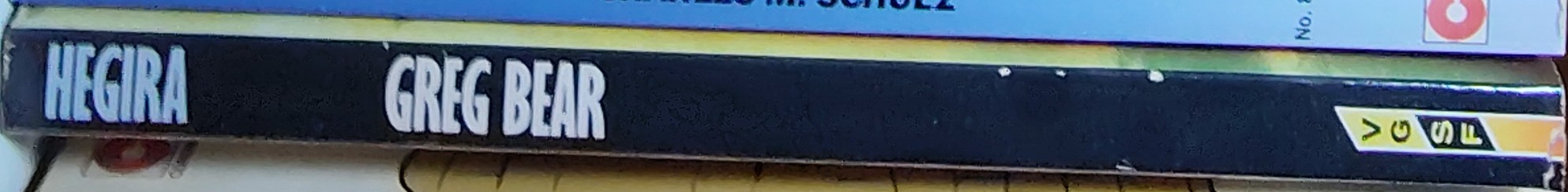 Greg Bear  HEGIRA spine of book image
