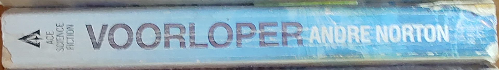 Andre Norton  VOORLOPER spine of book image