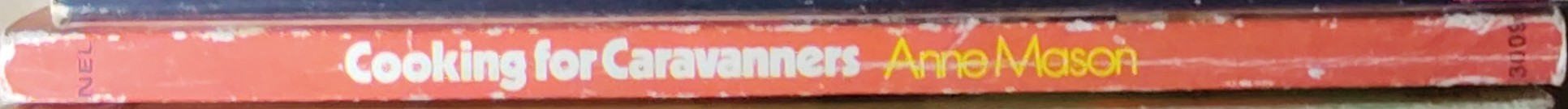 COOKING FOR CARAVANNERS  spine of book image