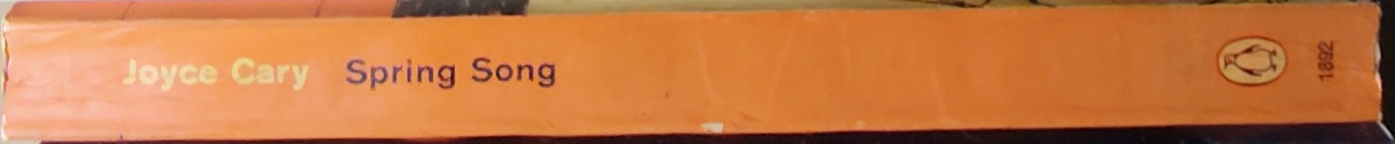 Joyce Cary  SPRING SONG and Other Stories spine of book image