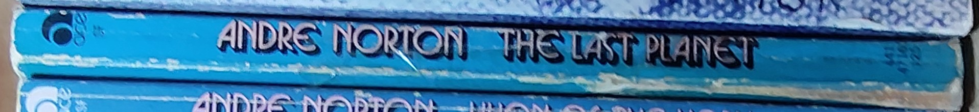 Andre Norton  THE LAST PLANET spine of book image