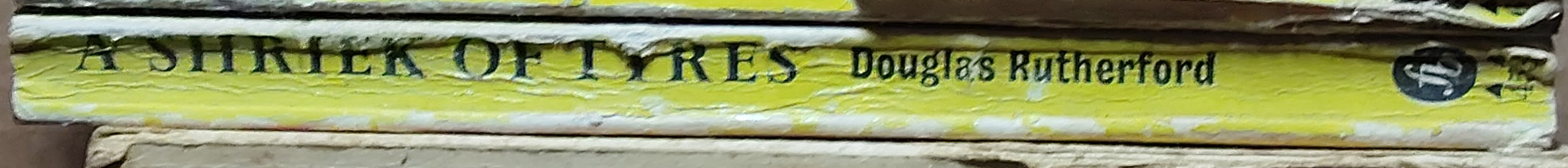 Douglas Rutherford  A SHRIEK OF TYRES spine of book image