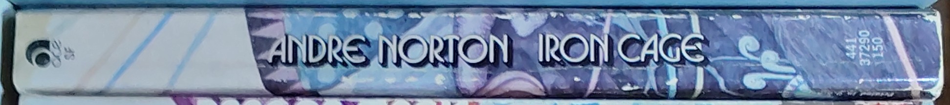 Andre Norton  IRON CAGE spine of book image