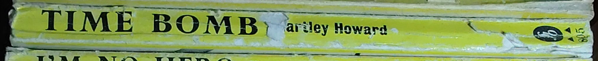Hartley Howard  TIME BOMB spine of book image