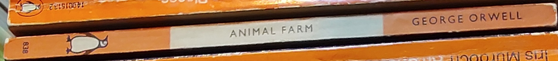 George Orwell  ANIMAL FARM spine of book image