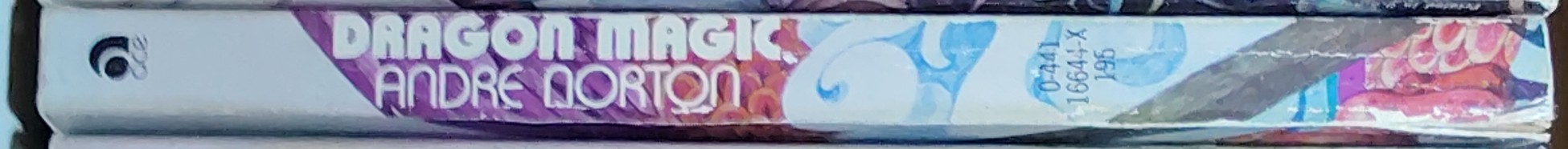 Andre Norton  DRAGON MAGIC spine of book image