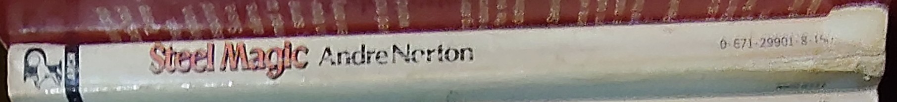 Andre Norton  STEEL MAGIC spine of book image