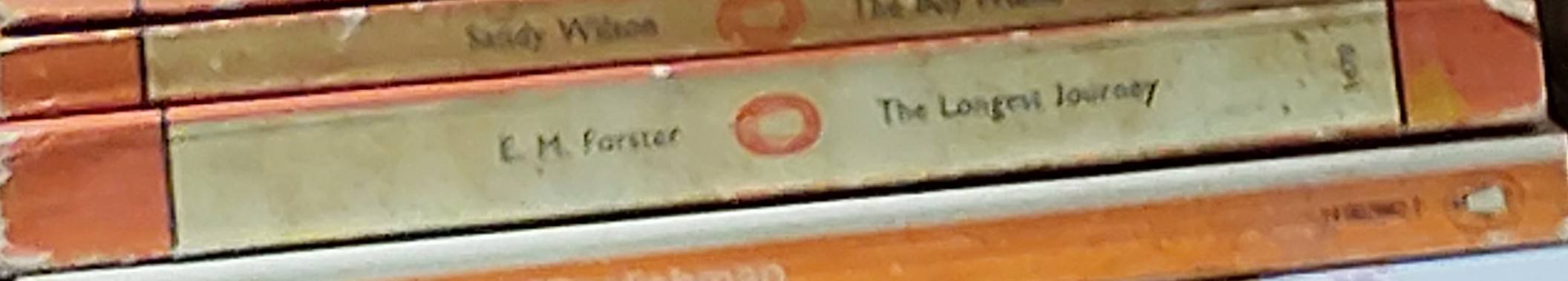 E.M. Forster  THE LONGEST JOURNEY spine of book image