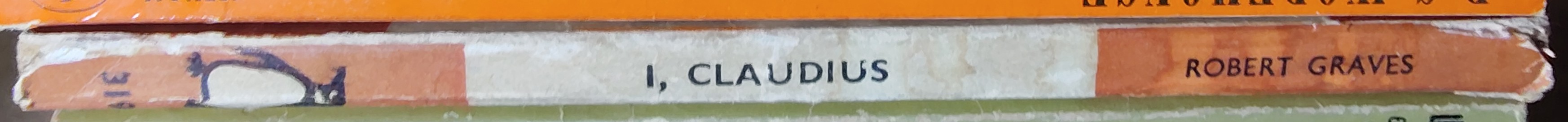Robert Graves  I,-CLAUDIUS. Volume 2 spine of book image
