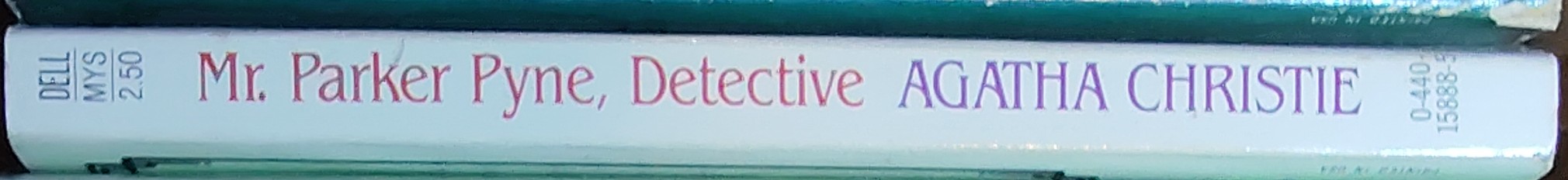 Agatha Christie  MR. PARKER PYNE, DETECTIVE spine of book image