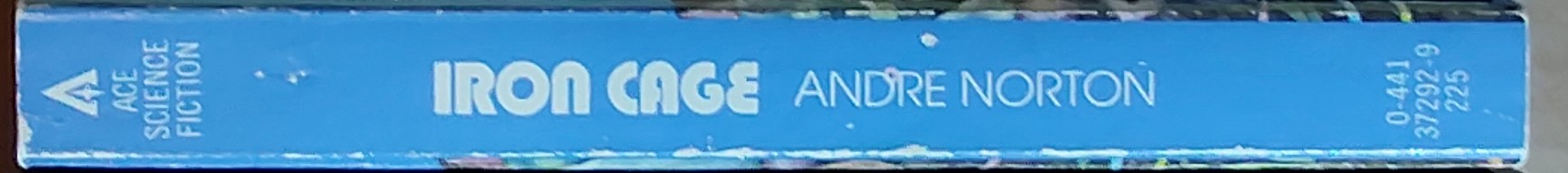 Andre Norton  IRON CAGE spine of book image