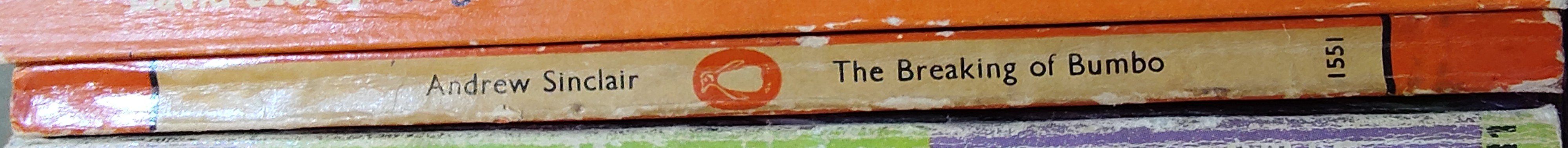 Andrew Sinclair  THE BREAKING OF BUMBO spine of book image