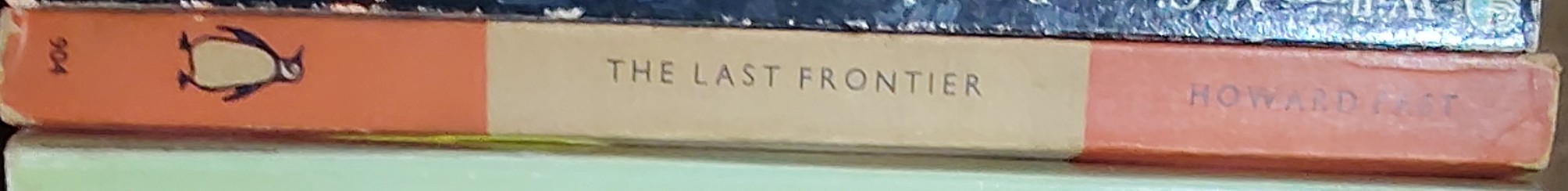 Howard Fast  THE LAST FRONTIER spine of book image