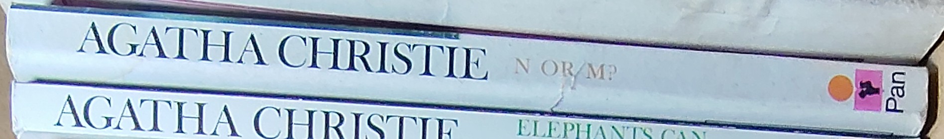 Agatha Christie  N-OR-M? spine of book image