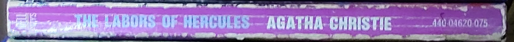 Agatha Christie  THE LABORS OF HERCULES spine of book image
