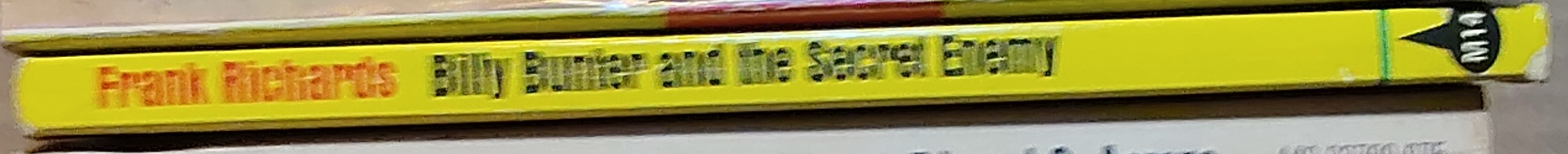 Frank Richards  BILLY BUNTER AND THE SECRET ENEMY spine of book image
