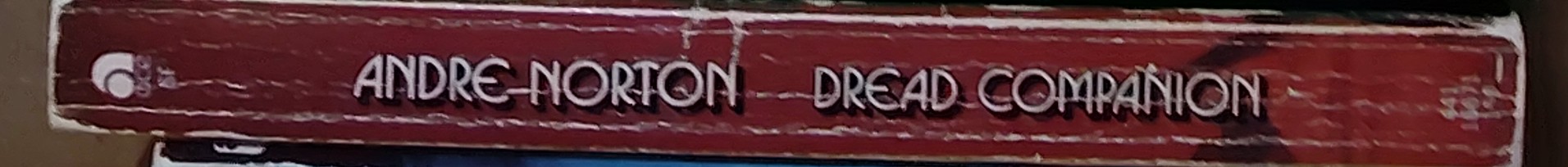Andre Norton  DREAD COMPANION spine of book image