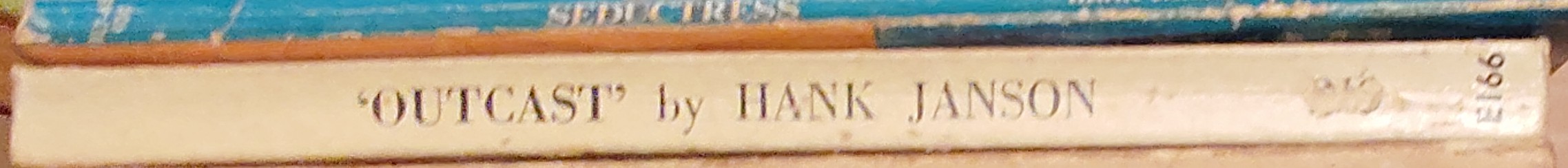 Hank Janson  OUTCAST spine of book image