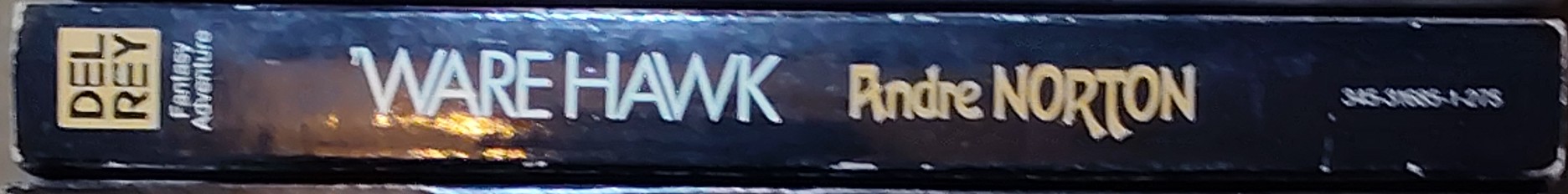 Andre Norton  'WARE HAWK spine of book image