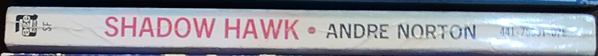 Andre Norton  SHADOW HAWK spine of book image