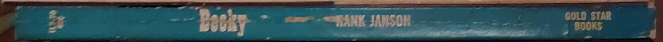 Hank Janson  BECKY spine of book image