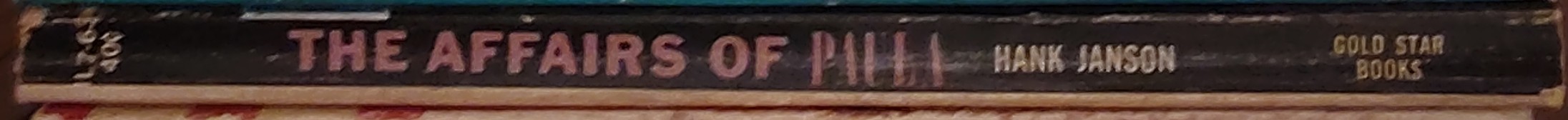 Hank Janson  THE AFFAIRS OF PAULA spine of book image