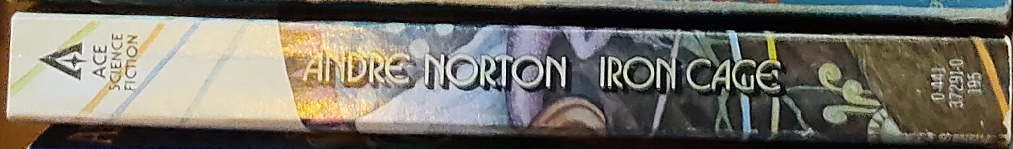 Andre Norton  IRON CAGE spine of book image