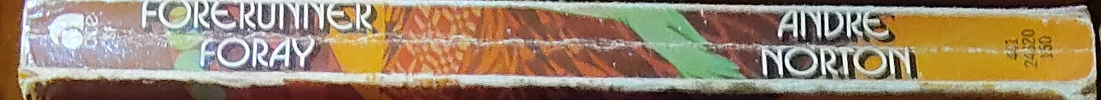 Andre Norton  FORERUNNER FORAY spine of book image