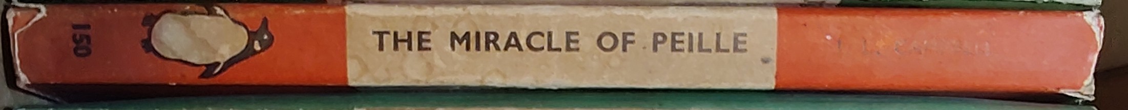 J.L. Campbell  THE MIRACLE OF PEILLE spine of book image