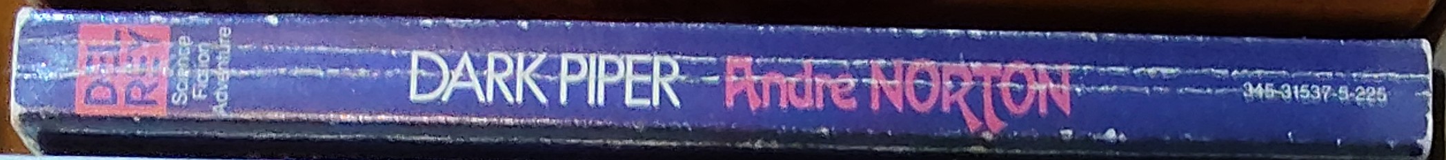 Andre Norton  DARK PIPER spine of book image
