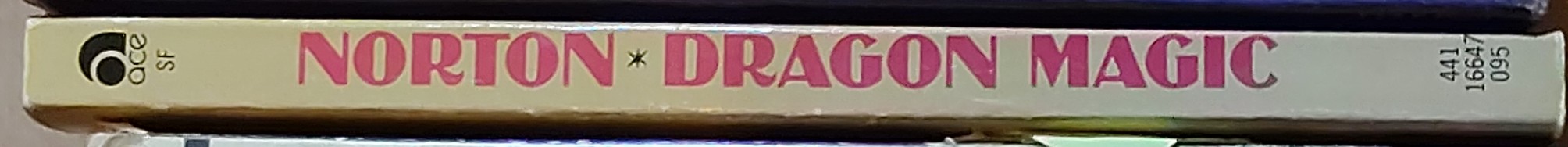 Andre Norton  DRAGON MAGIC spine of book image