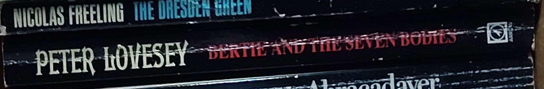 Peter Lovesey  BERTIE AND THE SEVEN BODIES spine of book image